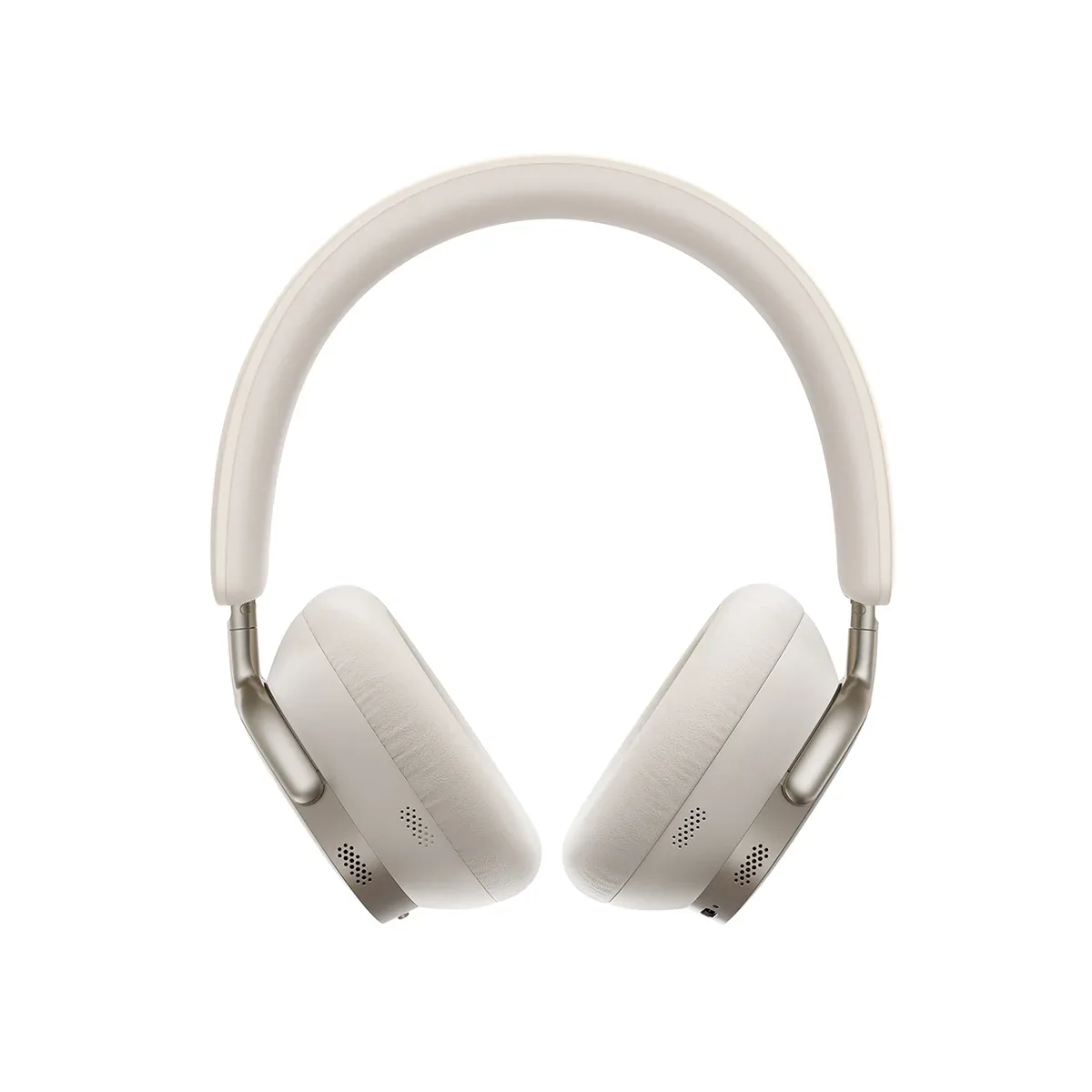 Baseus Inspire XH1 over-ear noise cancelling headphones in Starlight Off-White, front view