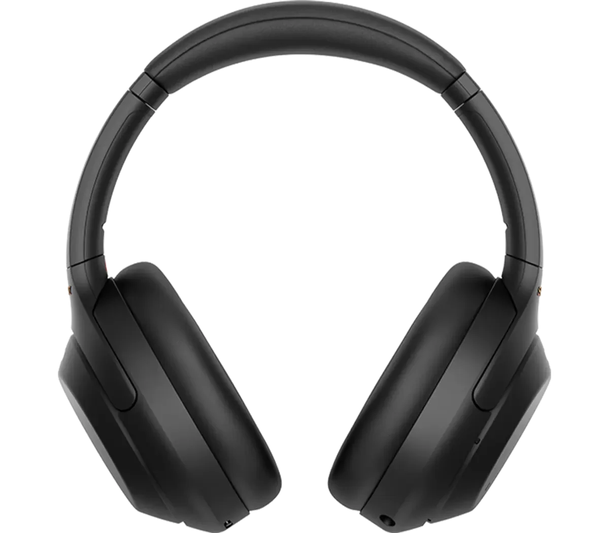 Sony WH-1000XM4 in Black, front view showing the headband and ear pads